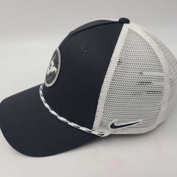 West Viriginia Mountaineers Hat Nike Snapback Mesh Black Montani Semper Liberi - Picture 6 of 12